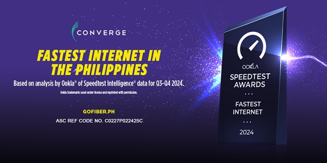 Converge Reigns as the Philippines' Fastest Fixed Network Throughout 2024!